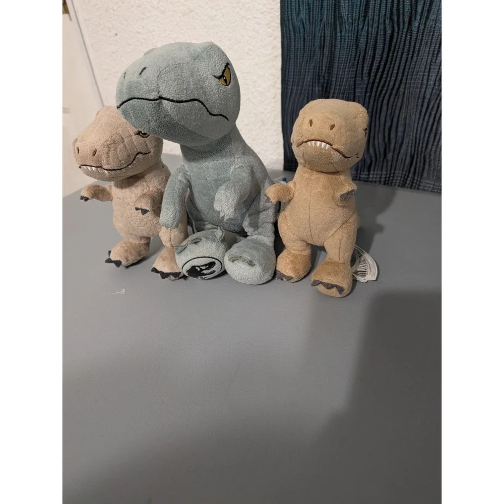 Jurassic‎ World Plush Dinosaur's,(3)